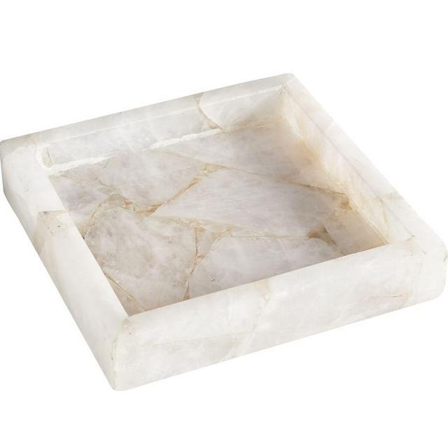 Quartz Stone Catchall, Square