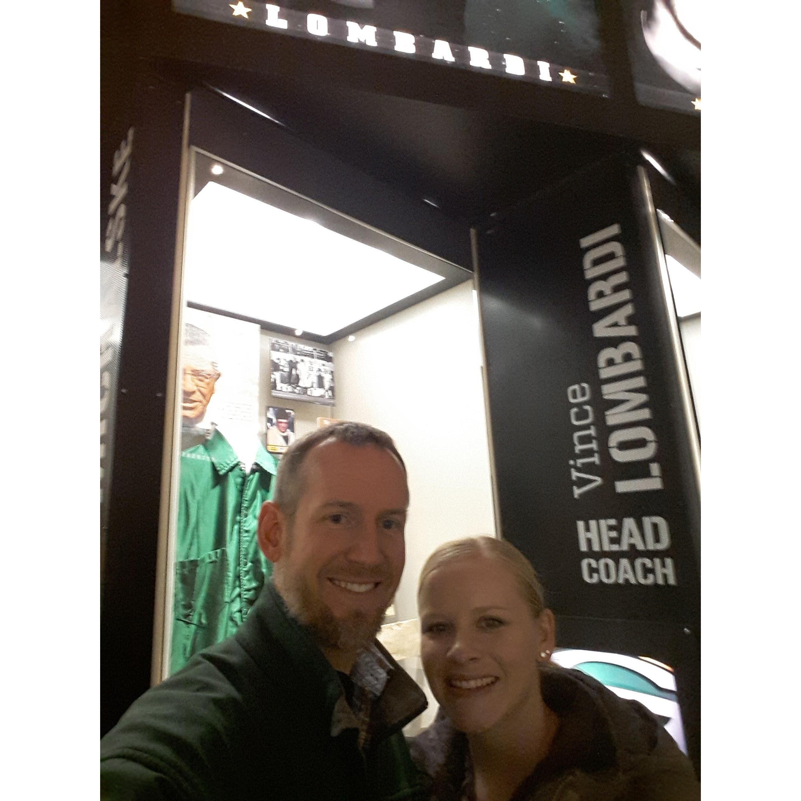 At the Packers Hall of Fame! #gopackgo