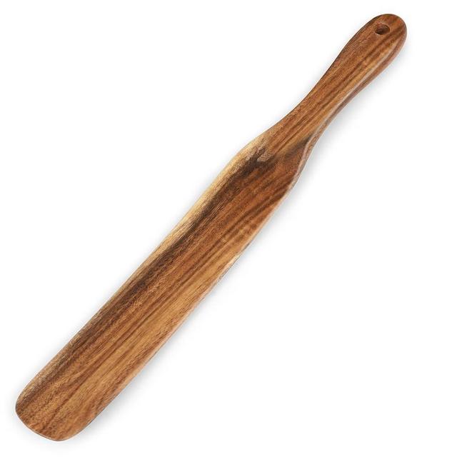 Spurtle for Sourdough Starter, Spreading, Cooking, Mixing, Reaching Bottom of Jar, Kitchen Utensils, Spurtles Kitchen Tools Wooden Kitchen Utensils for NonStick Cookware