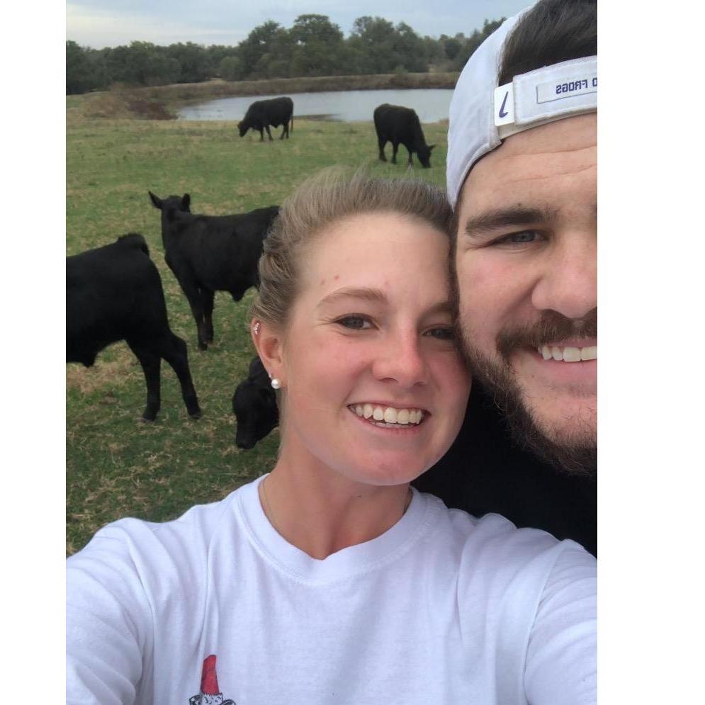 Introducing Nate to the cows!