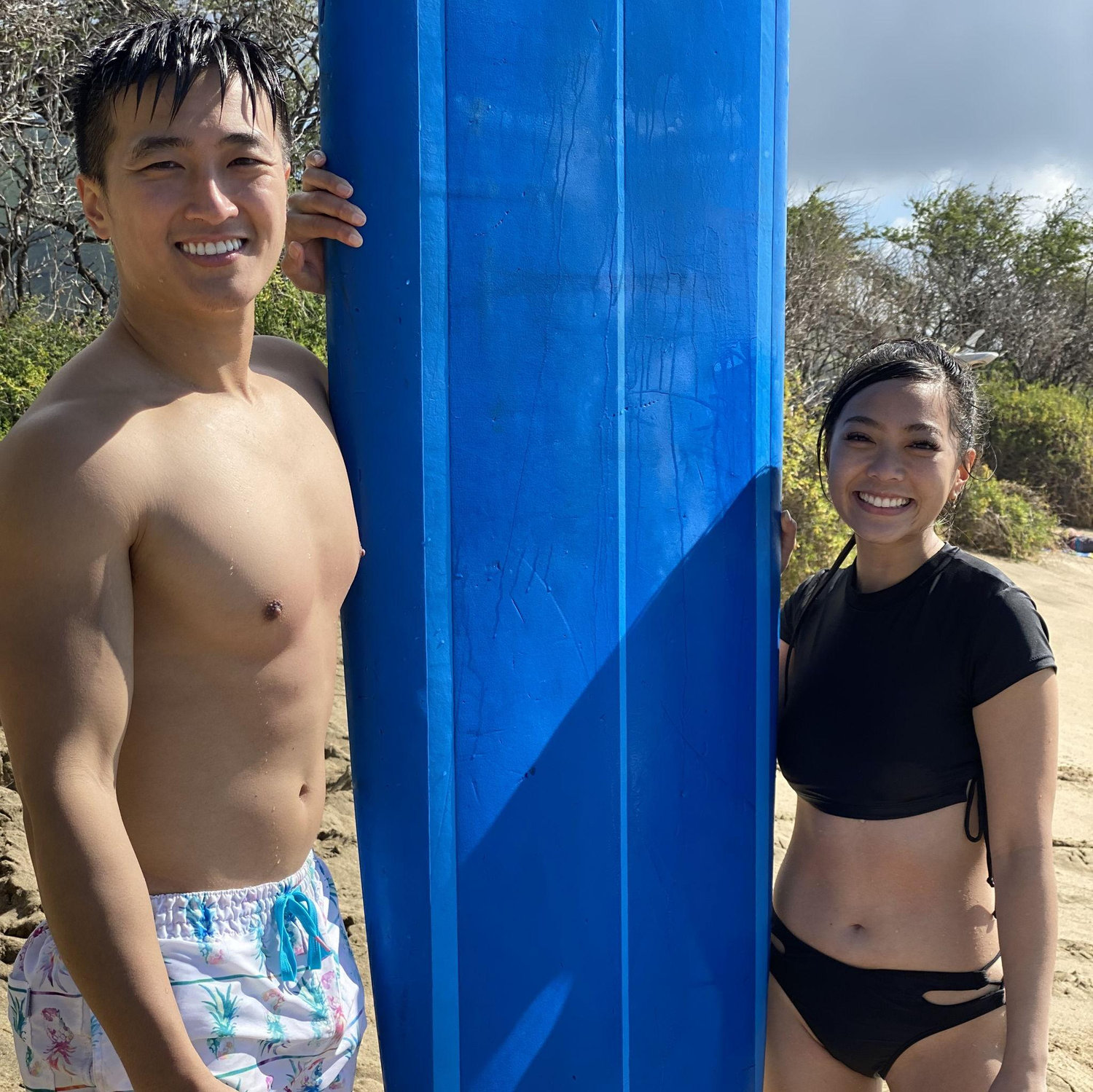 Our Maui trip when he made it official
