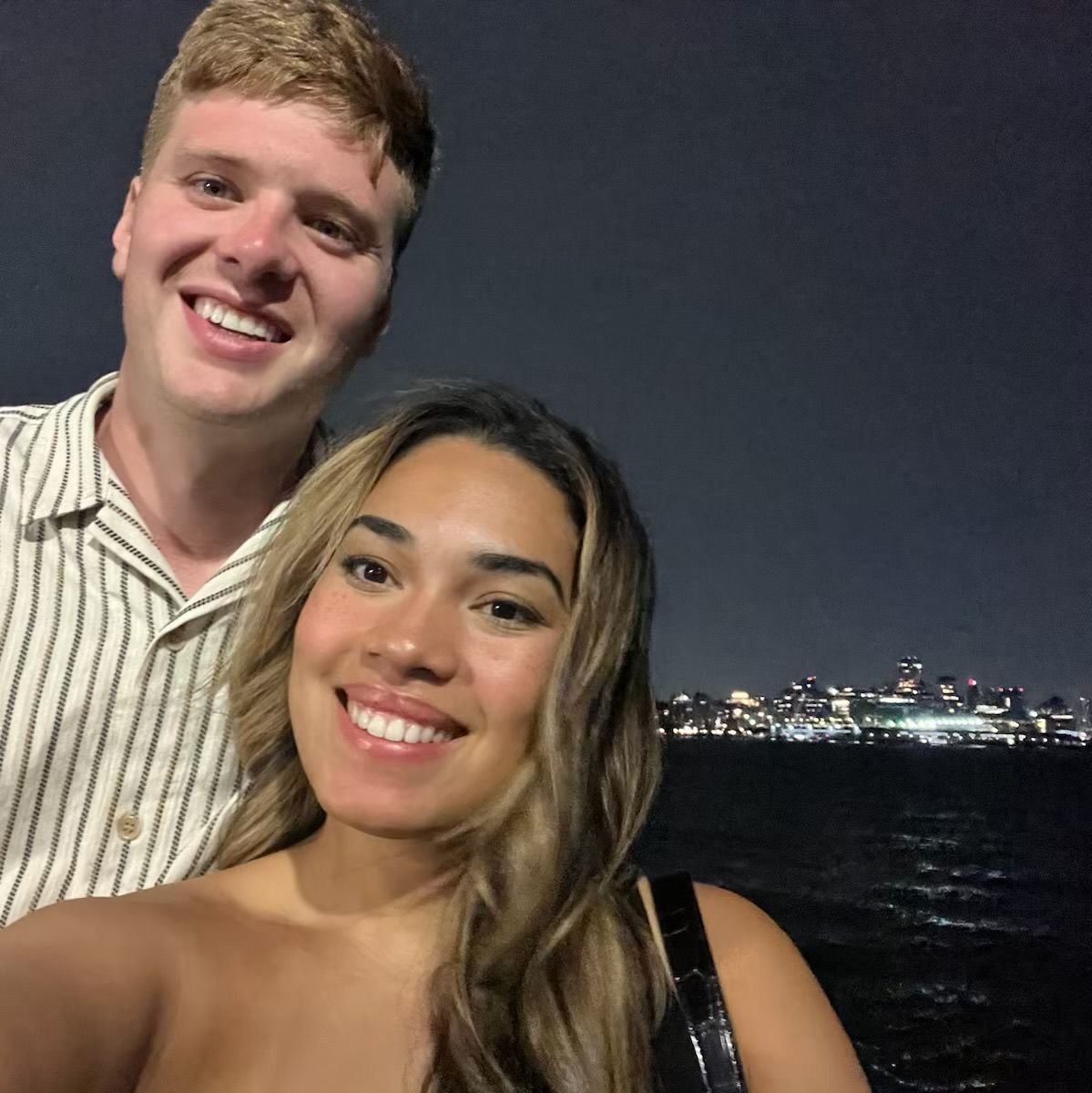 Our first date in Hoboken, NJ