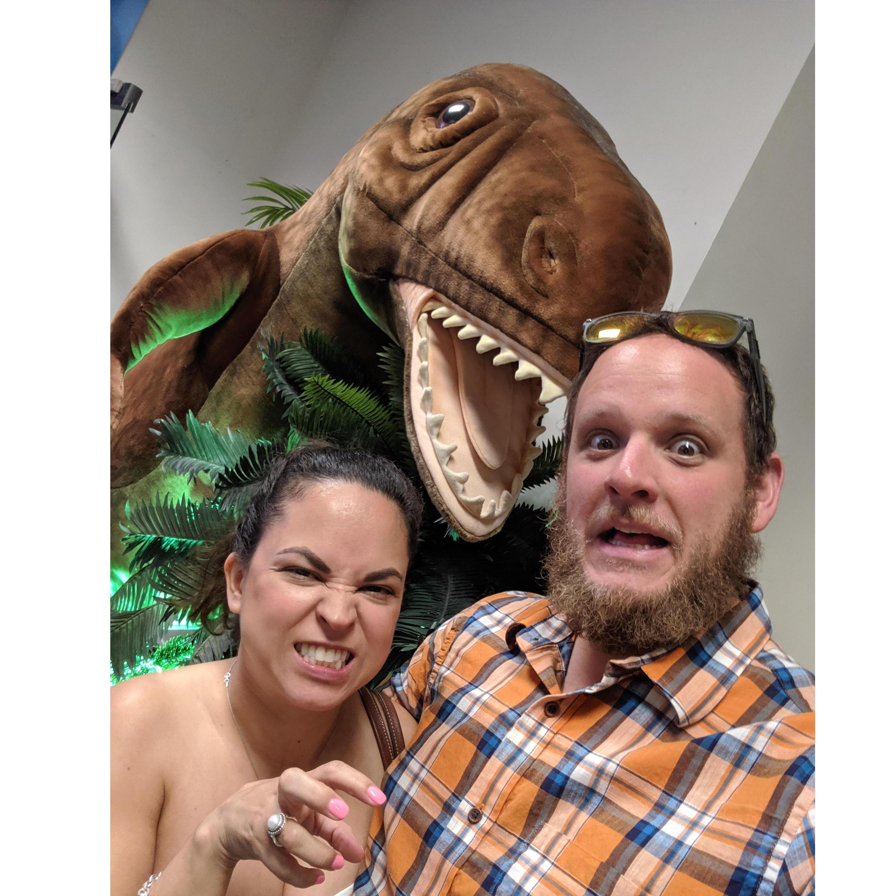 Making new friends on our anniversary trip to New York!