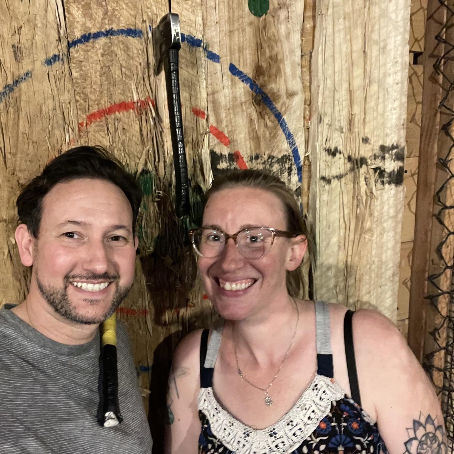 Date night, throwing axes.