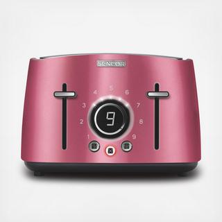 4-Slot Toaster with Digital Button Display