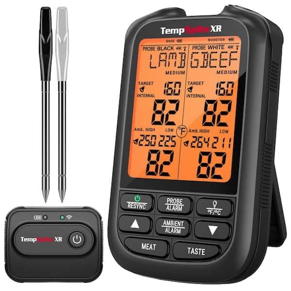 ThermoPro TempSpike XR 2000 ft. Wireless Meat Thermometer with 2-Ultra-Thin Probes and Signal Extender TP863BW