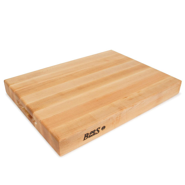 John Boos Boos Block RA-Board Series Large Reversible Wood Cutting Board, 20" x 15" x 2 1/4", Maple