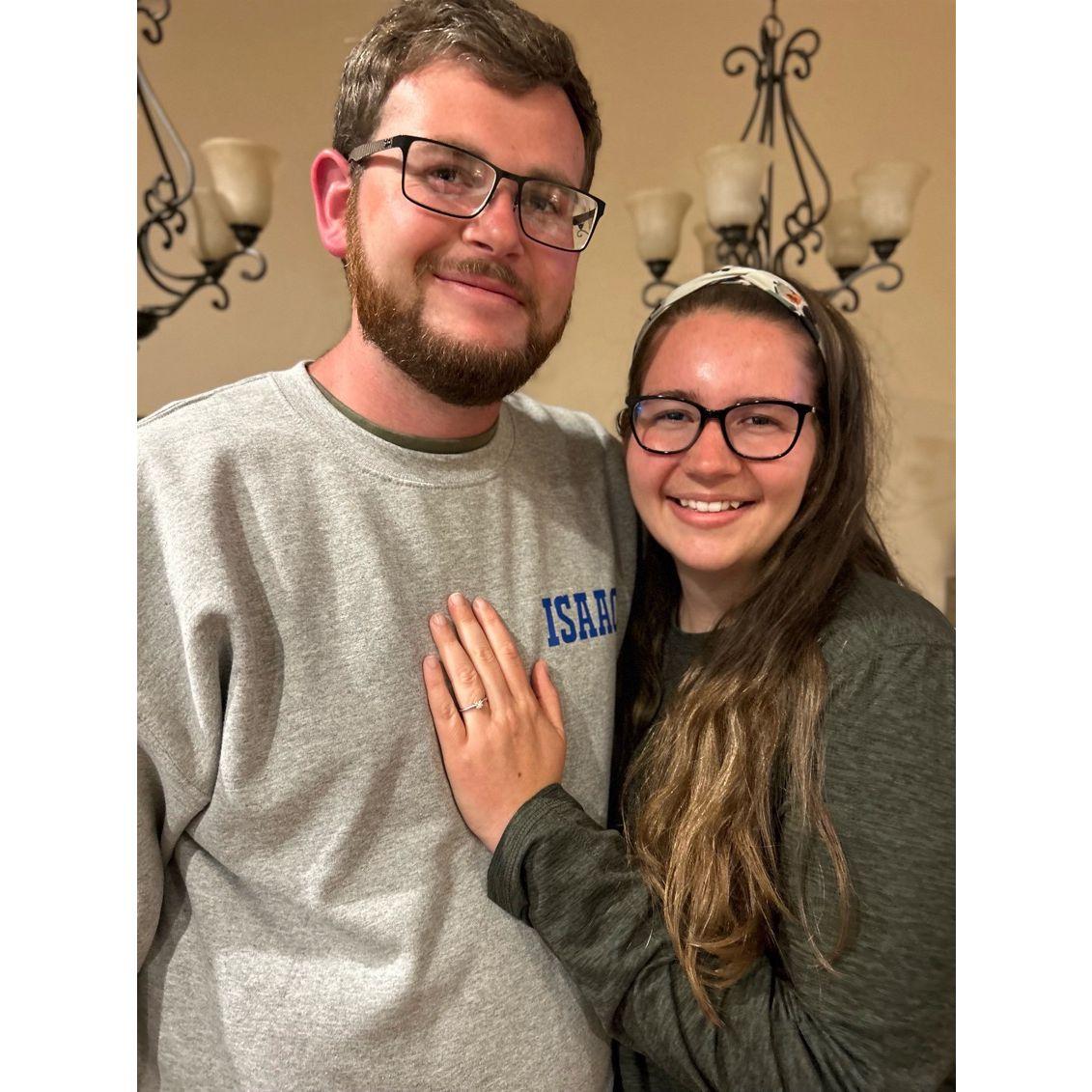 The night Isaac Proposed