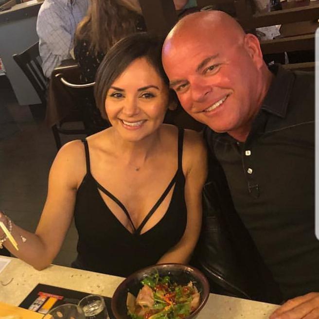 Our first date at E Sushi in Whittier. On this night Don and I sat on the bench out side of the restaurant..we talked until after closing time, he played HALO by the cure and landed a first kiss too!
