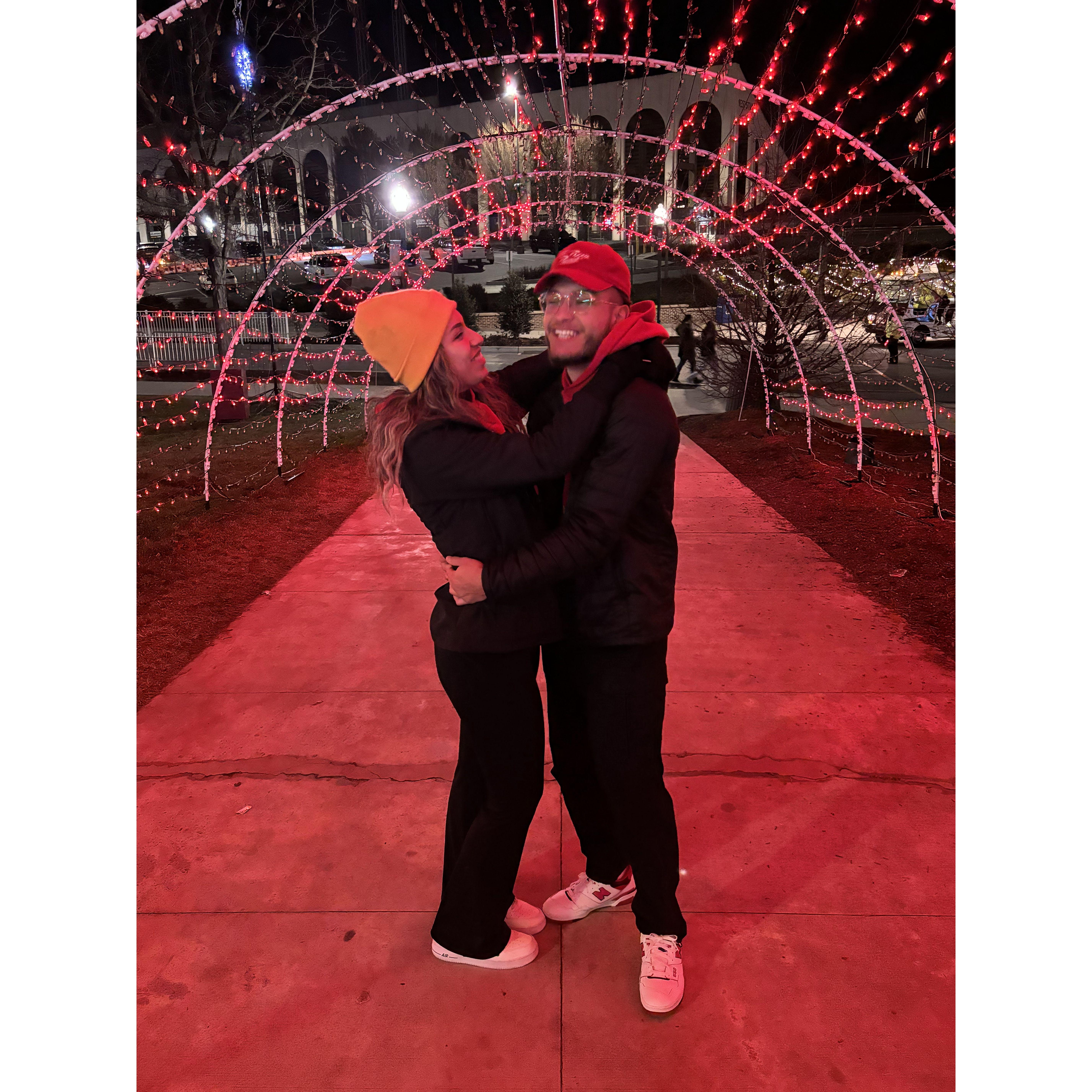 Hershey Christmas Lights Together.