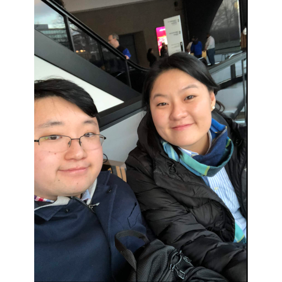 Our first anniversary, we went to the museum in DC