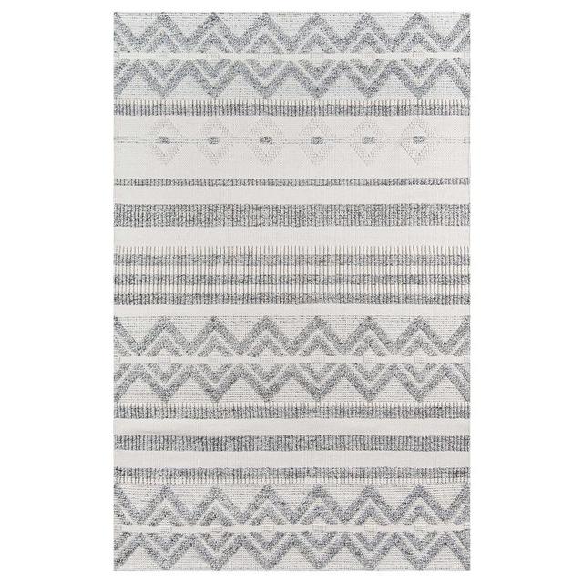 Milada Eco-Friendly Rug, 5 x 8', Gray