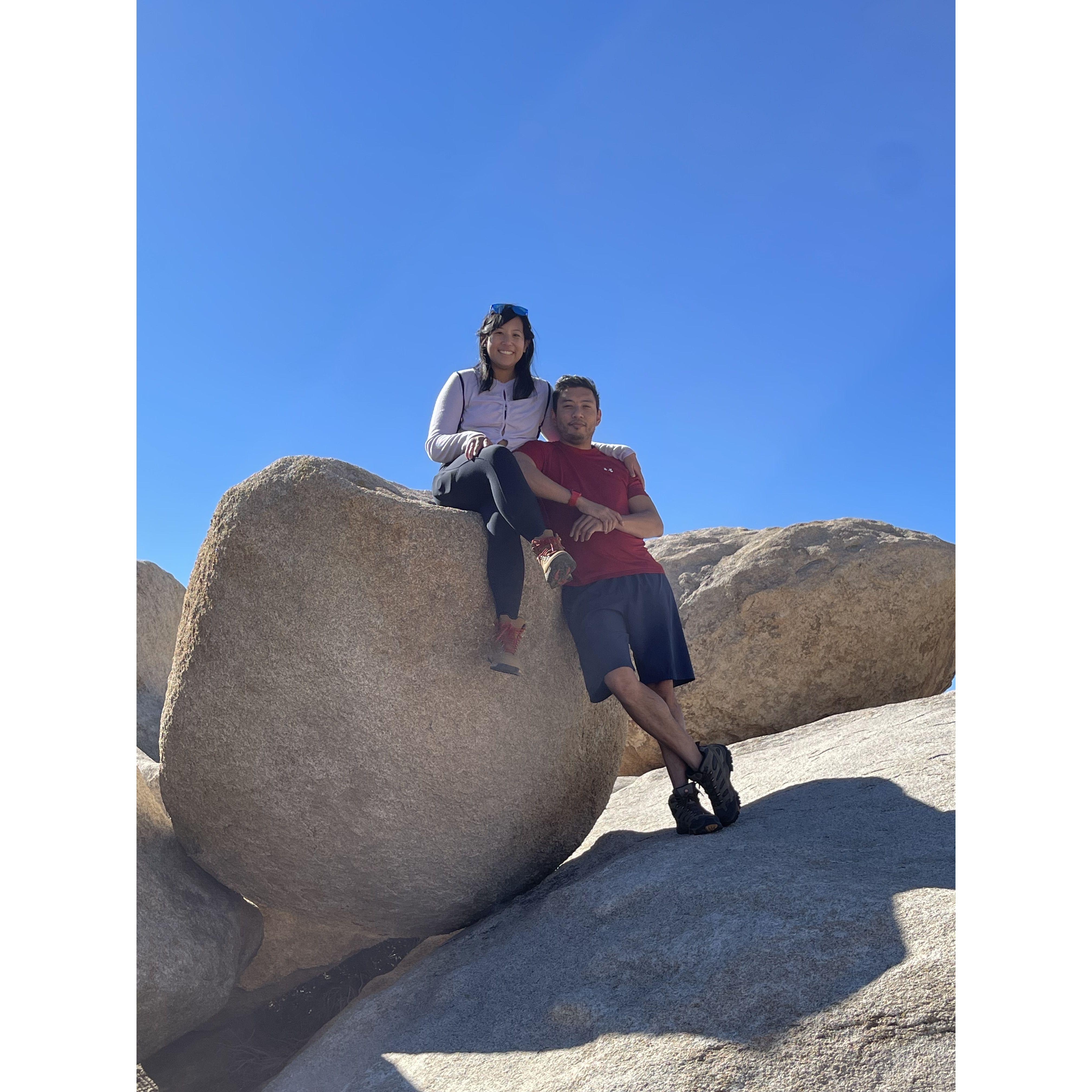 At a Joshua Tree hike