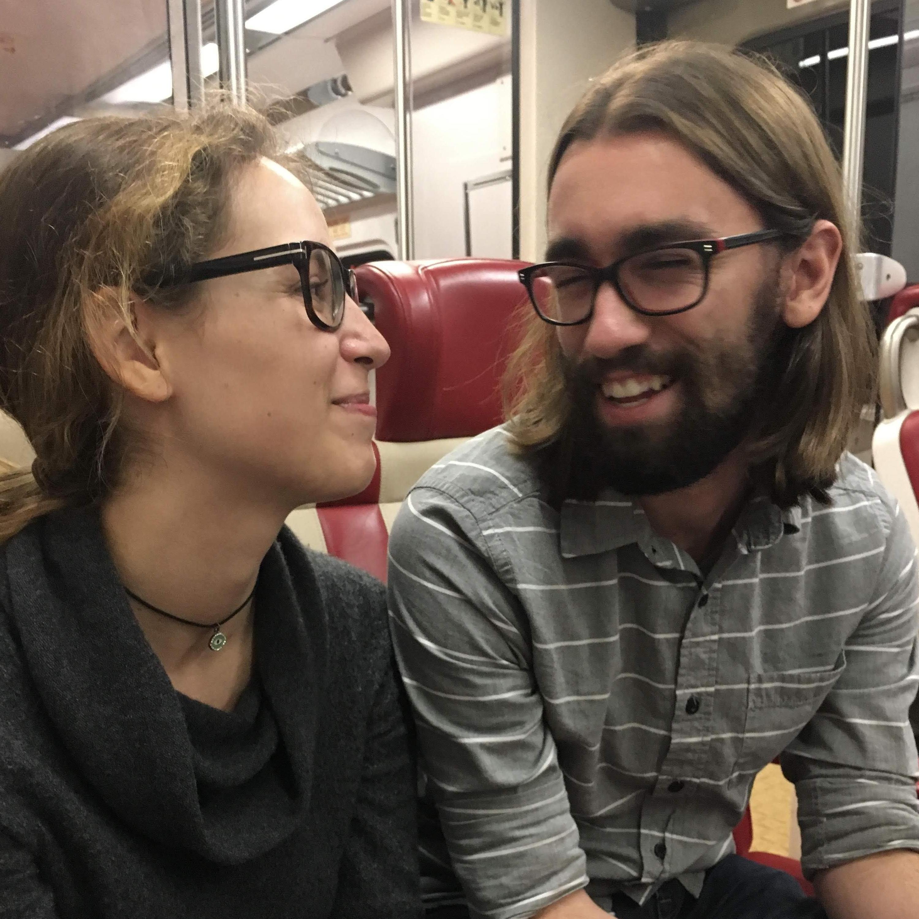 Steven's first trip home for the Jewish holidays!
