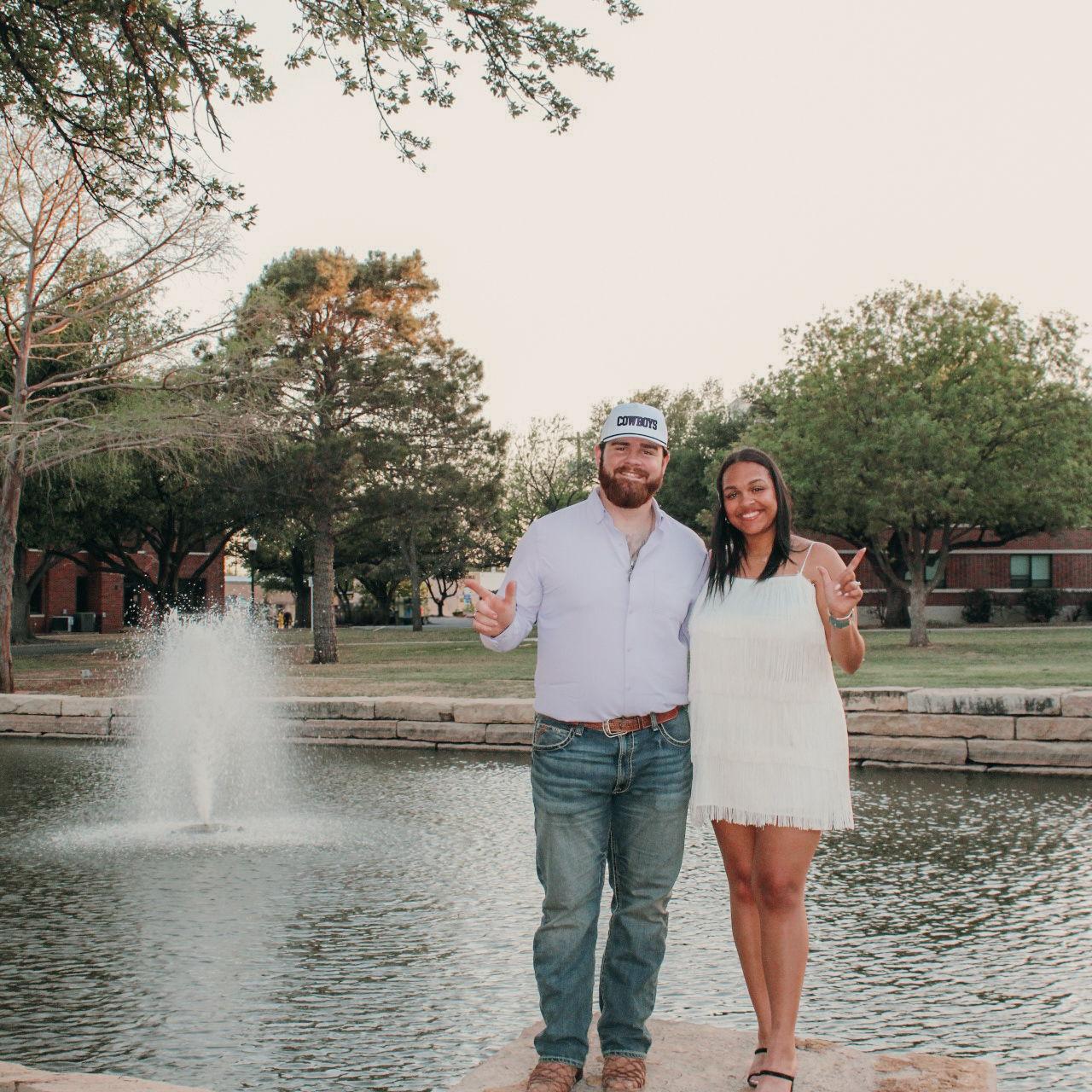 One of our college senior photos together.