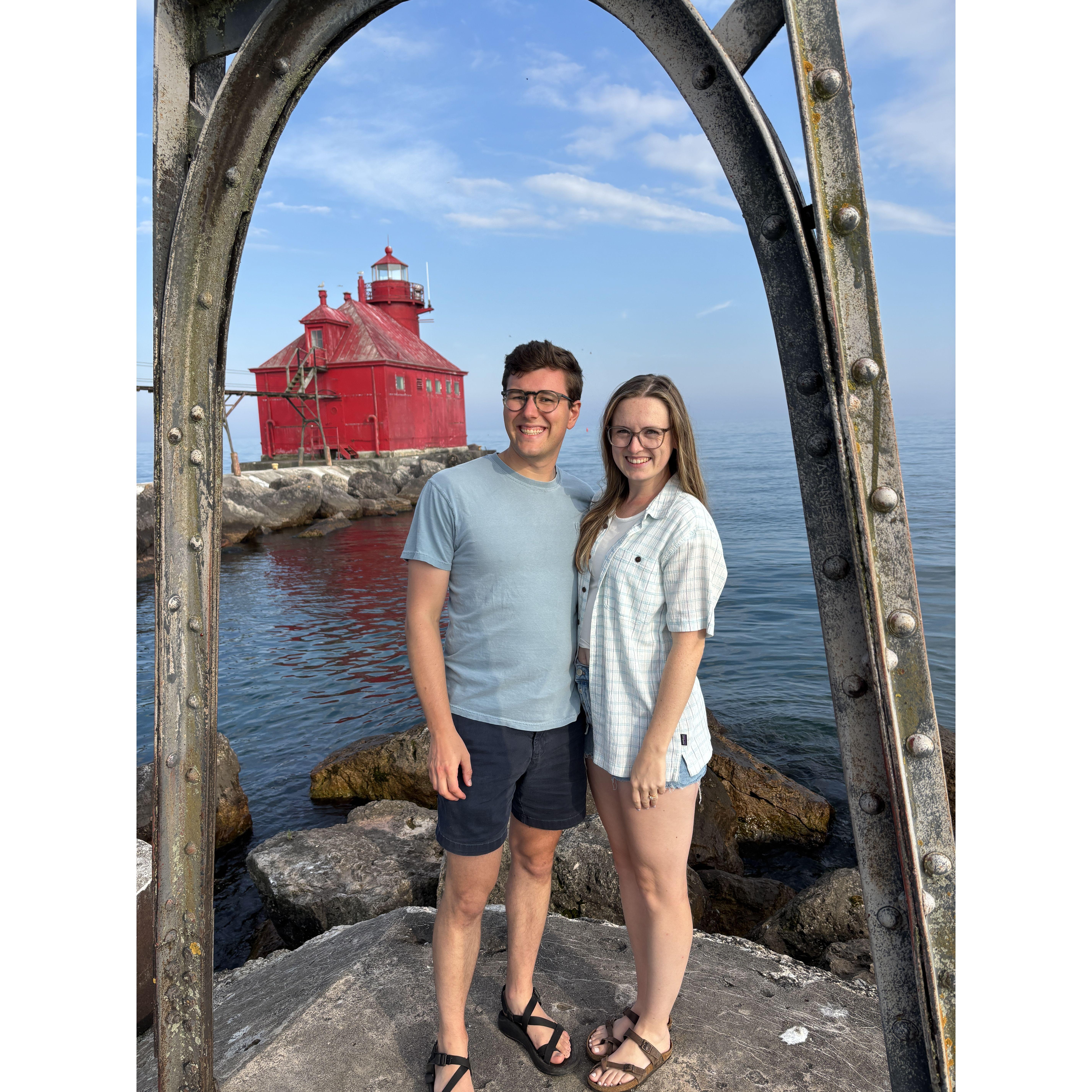 A trip to Door County, Wisconsin to celebrate Kate finishing the bar exam.