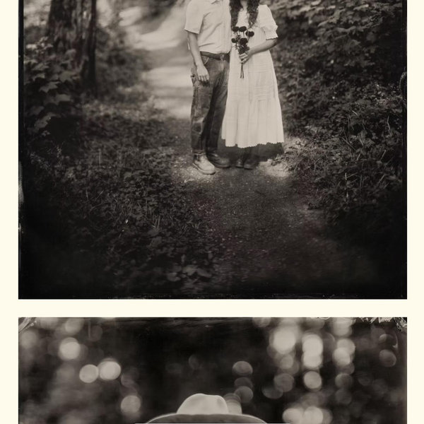 Tintype Wedding Portrait Session