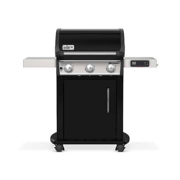 Spirit EX-315 3-Burner Propane Gas Smart Grill in Black