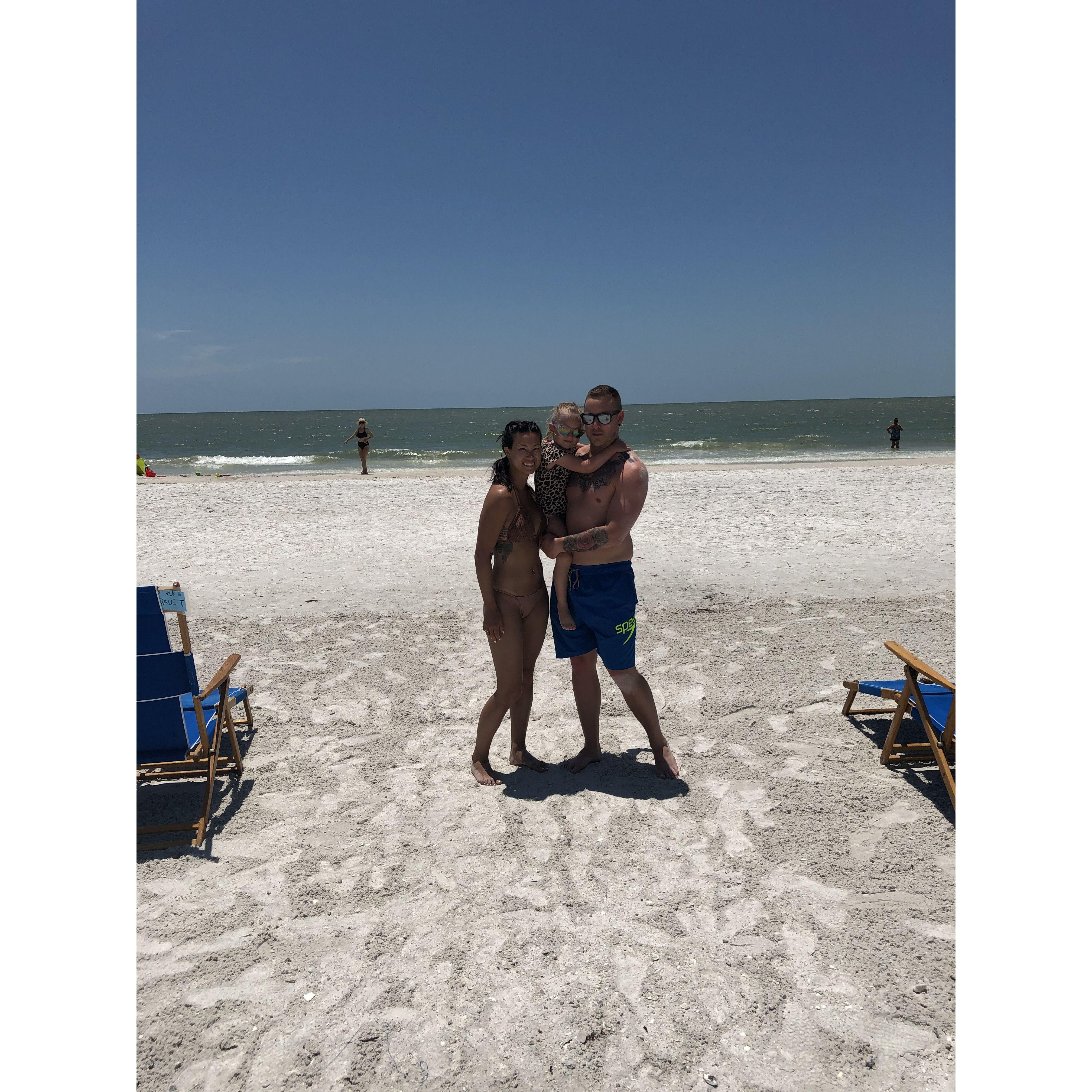 First family vacation to Florida.