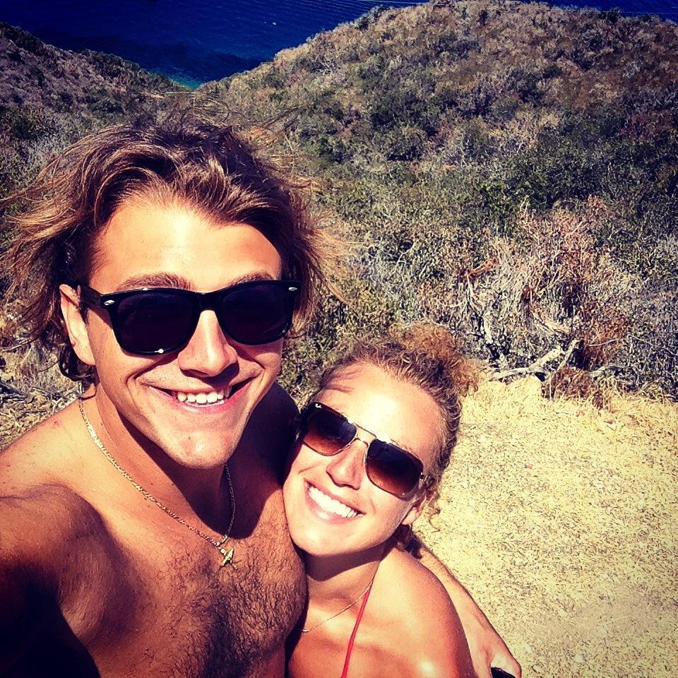 Jen's first trip out to San Diego. Catalina Island (July 2014).