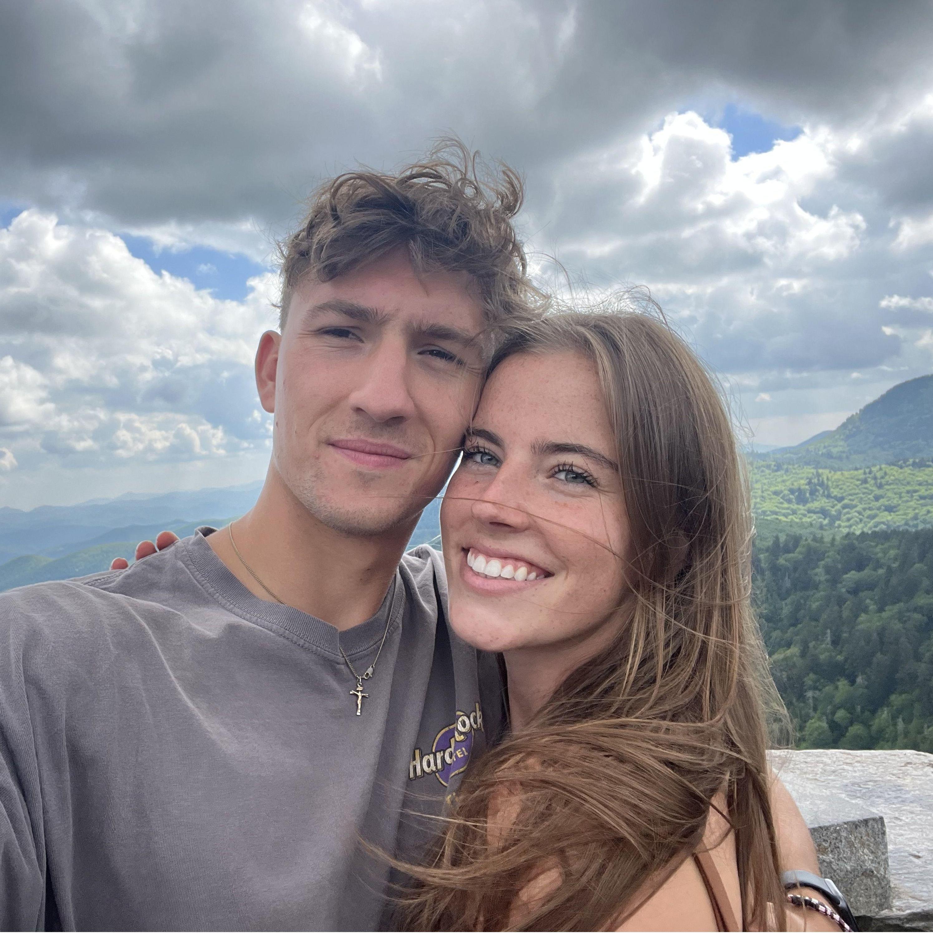 Little did Kat know she would be getting engaged in these same mountains one year later! - Jon
