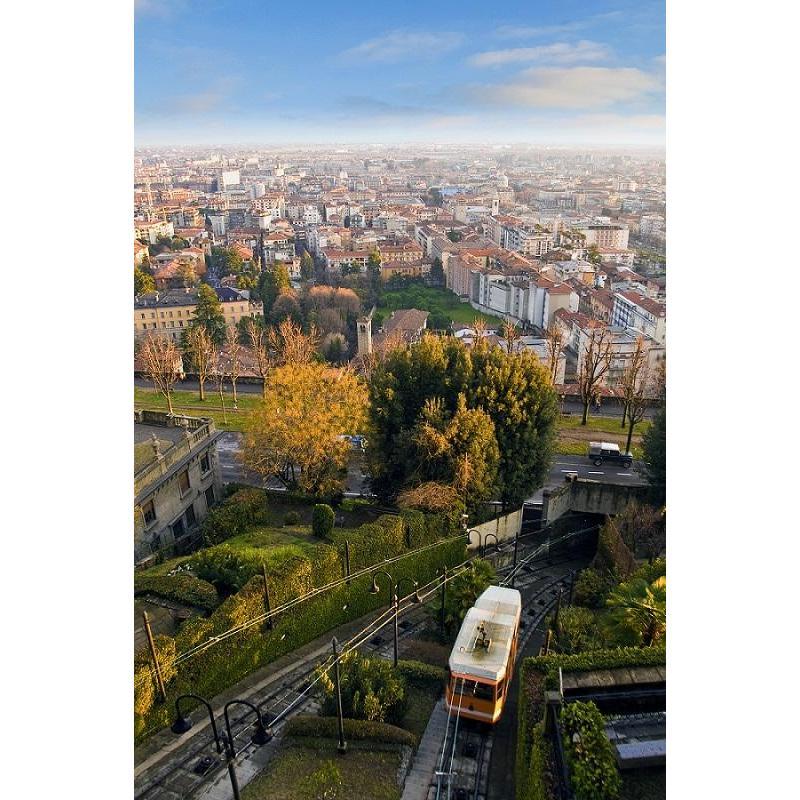 Cable cars will take you to the Upper City if you don’t feel like walking off all the gelato. Catch this historic funicular in Viale Vittorio Emanuele II