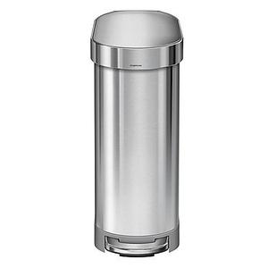 simplehuman® Slim 45-Liter Step-On Trash Can with Liner Rim