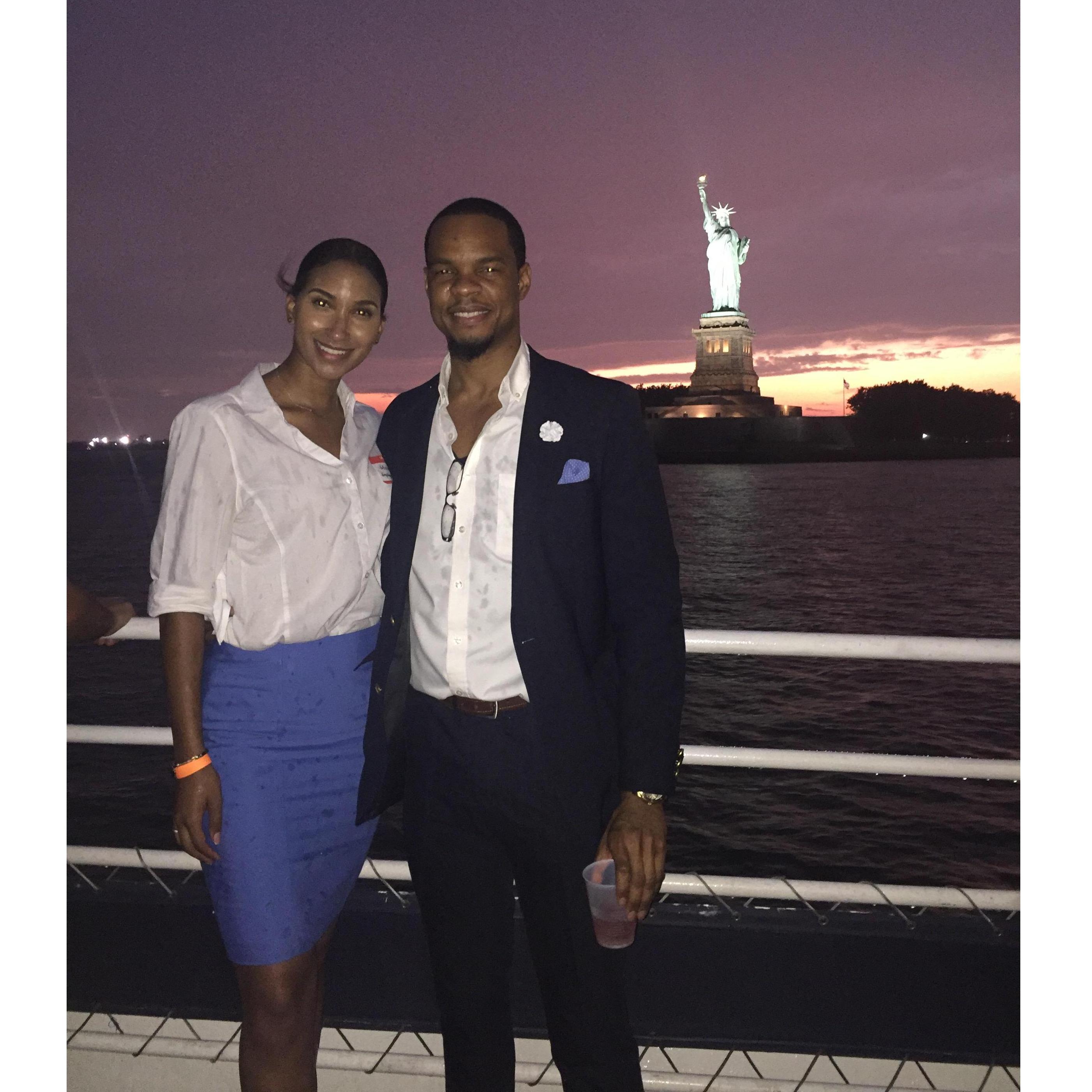 Sunset sails in New York City