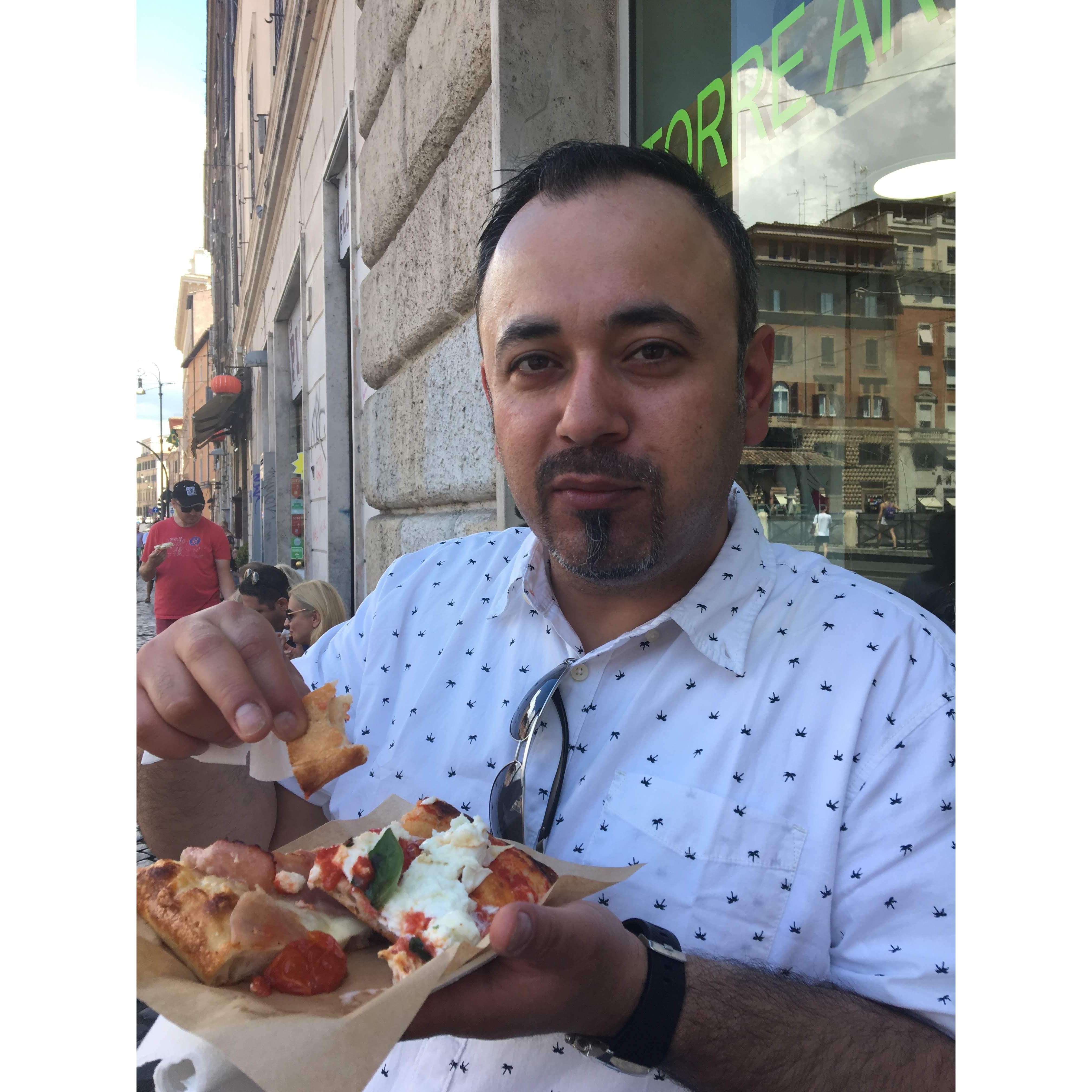 Can't Get enough of Pizza in Italy