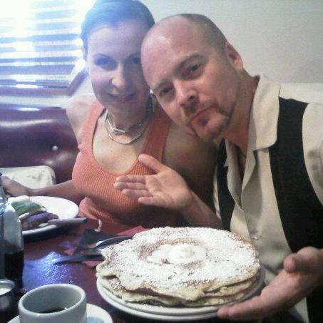 amazing pancakes  on Sunset Blvd. 2010