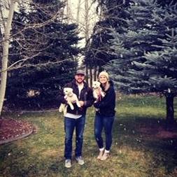 Our precious pups' first snowfall in Durango, Colorado!