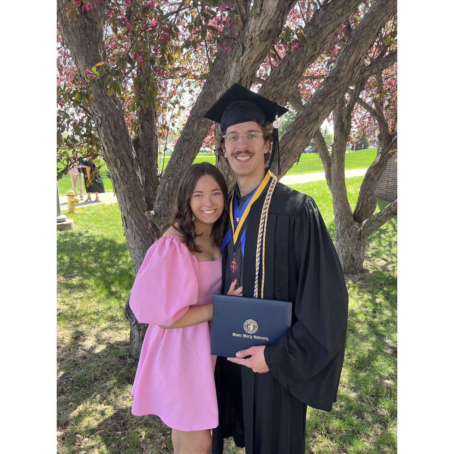 Joey's BSN graduation in Spring 2023!