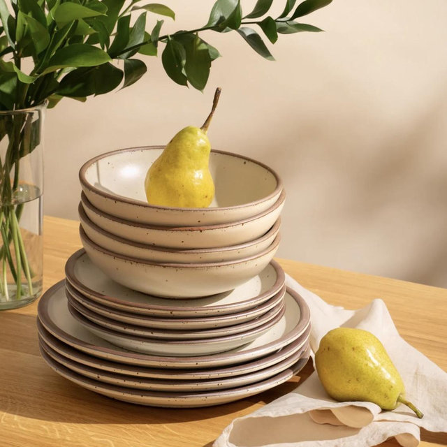 Dinnerware Starter Set - Panna Cotta color
