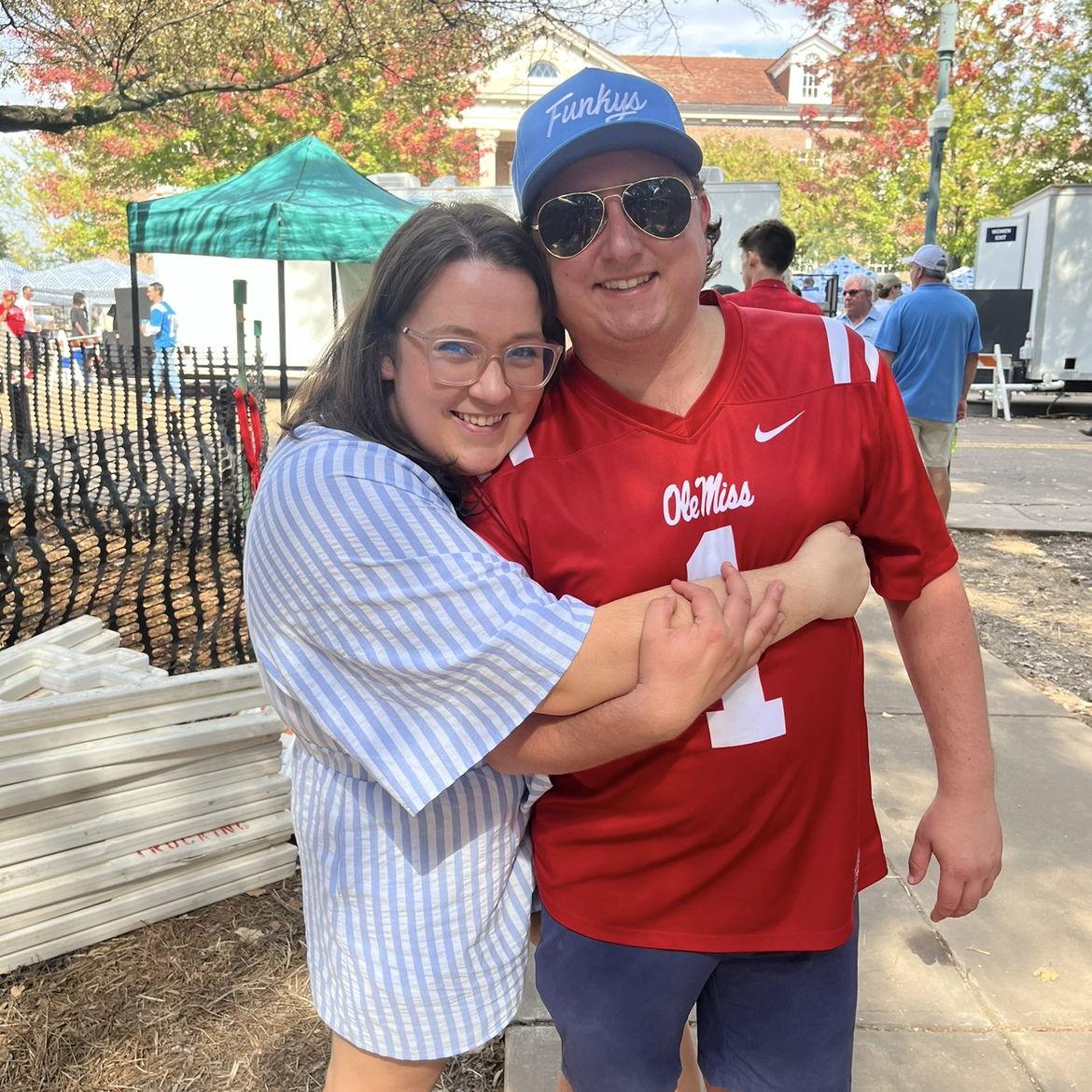 Anna's first time in Oxford, MS.