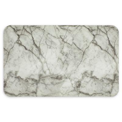 Mohawk Home® Marble Lux Ultra Cushion Kitchen Mat in Grey/White