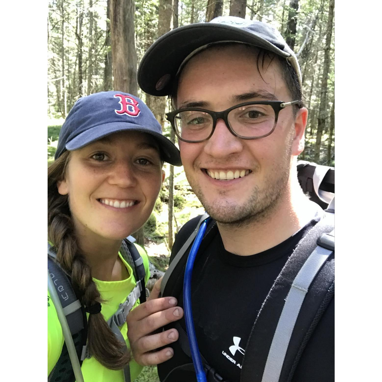 Our first camping trip together in 2020 on the coast of Cutler Maine.