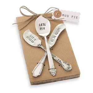 Mud Pie Circa Collection 3-Piece Stamped Spreader Set