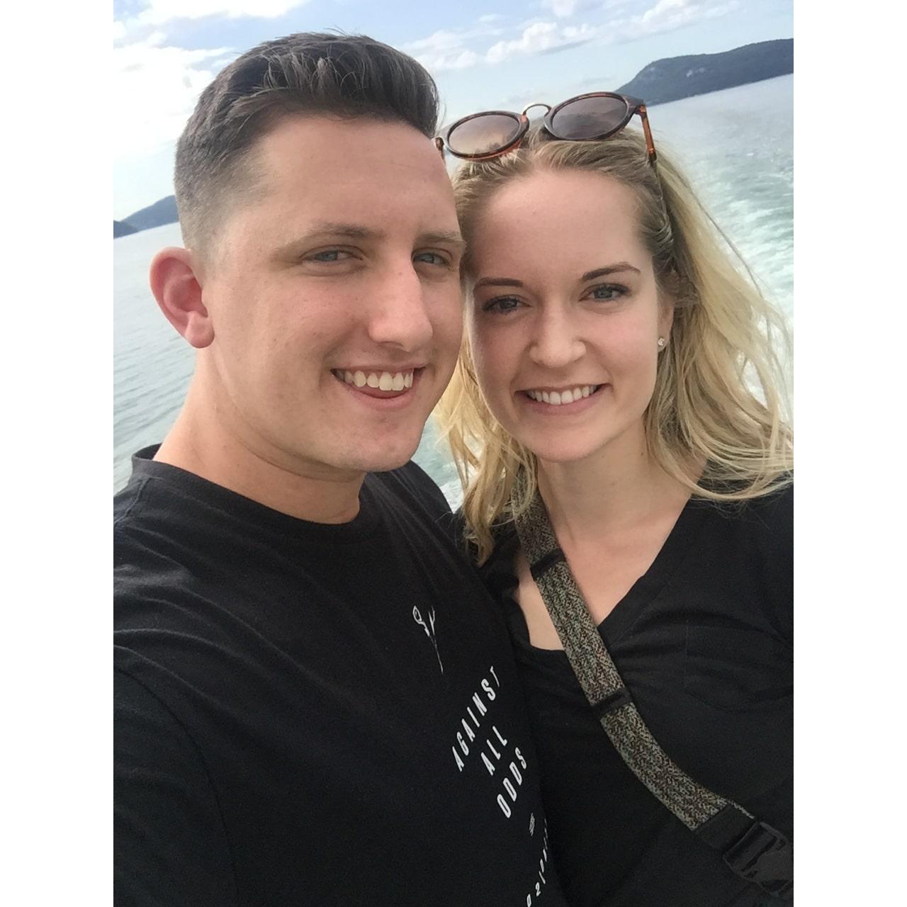 Sept 2019 - Trip to visit friends in Washington. This was on a ferry to Friday Harbor, where Ryan lived for his teen years.