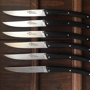 Le Thiers R. Chazeau Steak Set of 6 Ebony