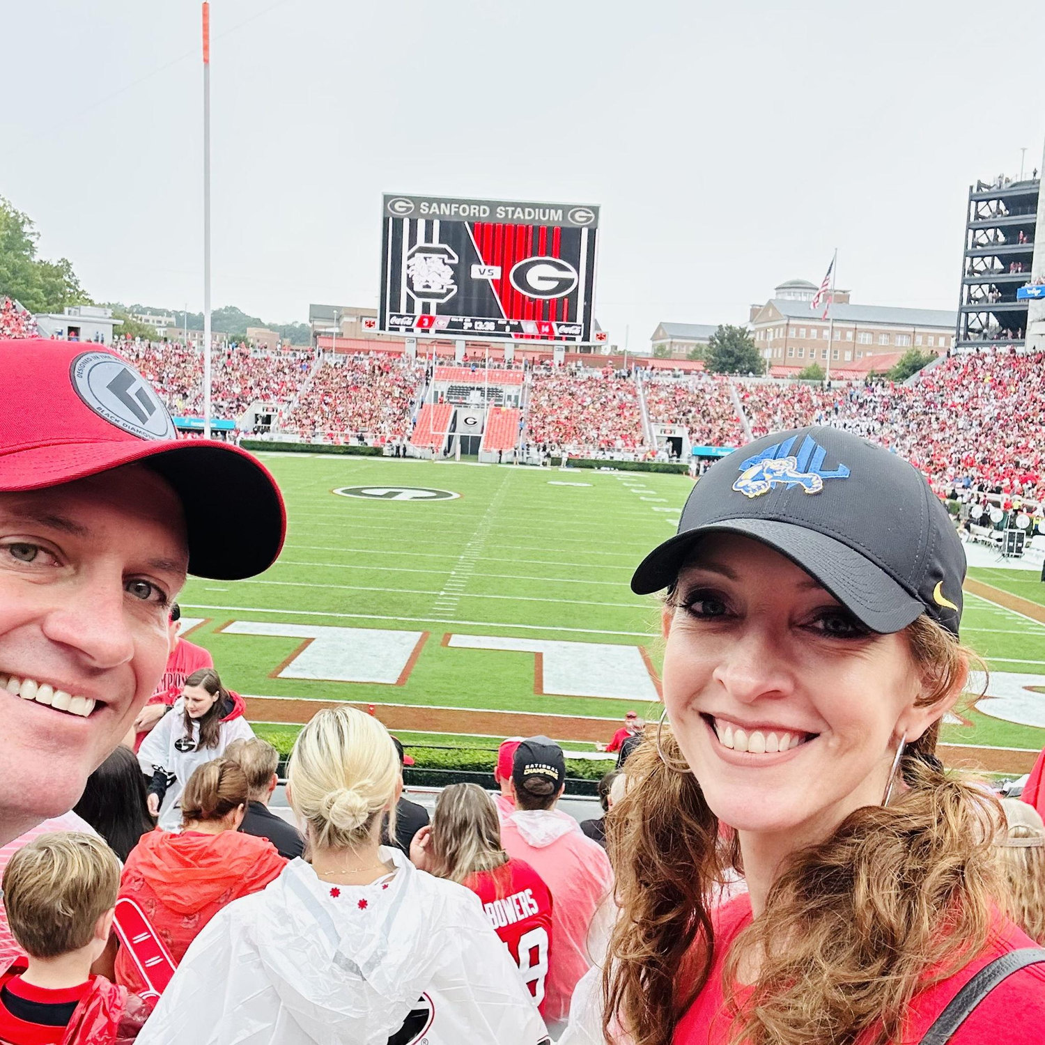 Go DAWGS! John got these tickets for us!!