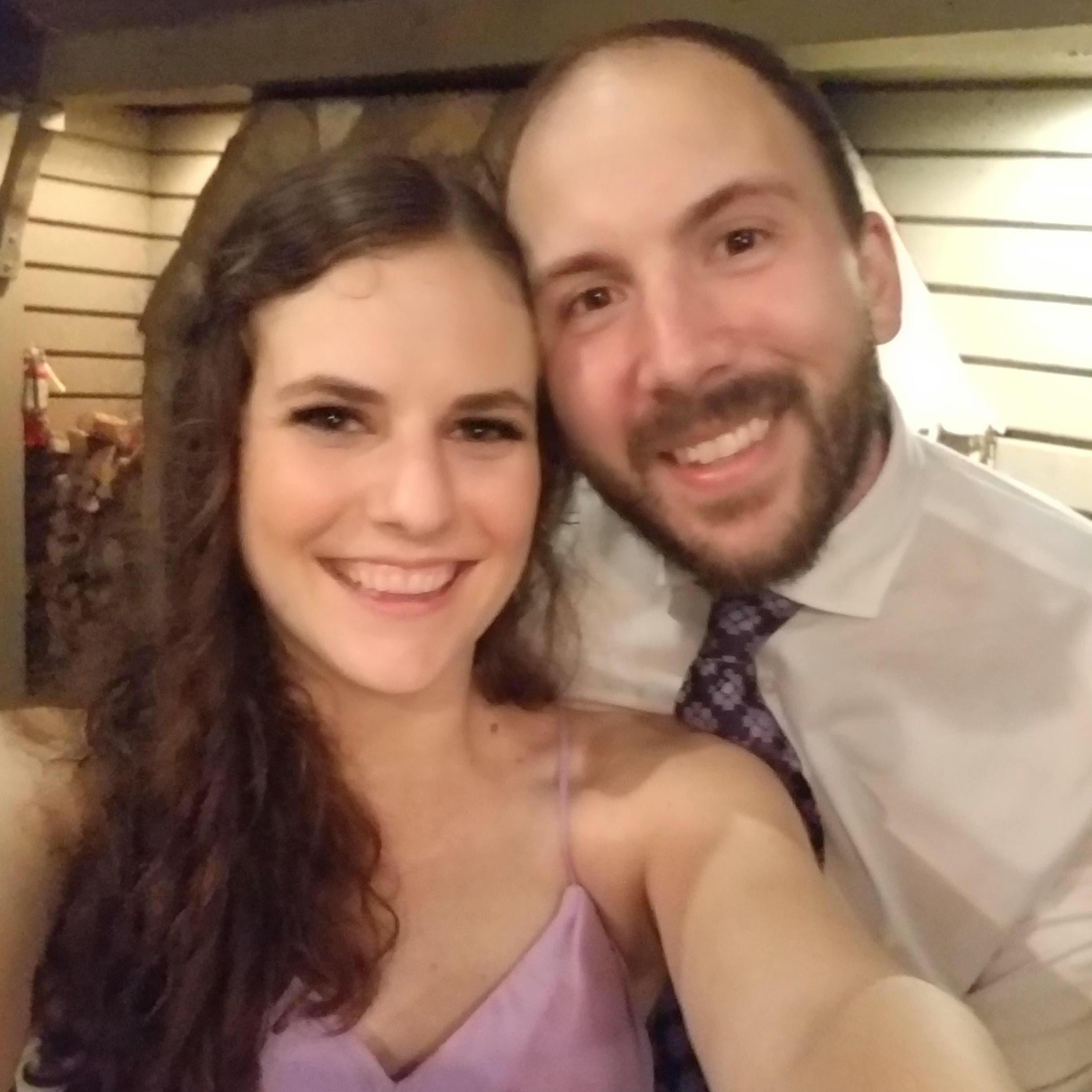Together at Jasmine and Carson's wedding.