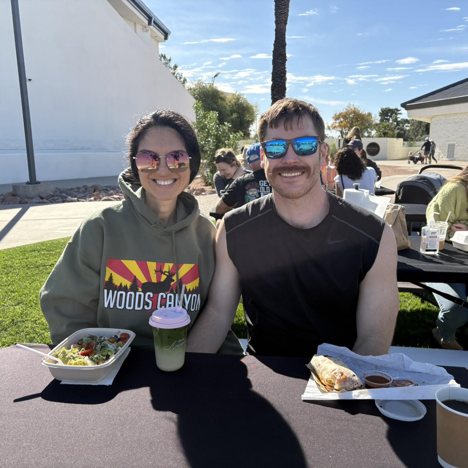 March 2026:
Enjoying a Saturday at the Uptown farmers market.