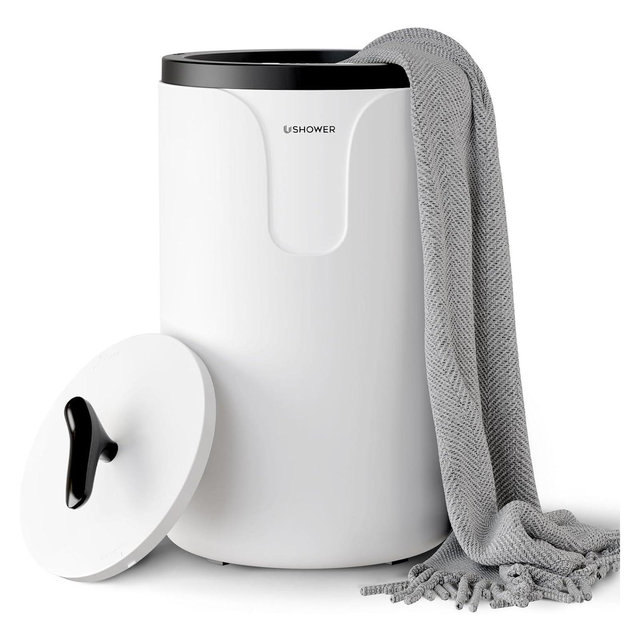 Towel Warmers for Bathroom, 20L Large Towel Warmer Bucket with Heating Timer, Adjustable Temperature Modes, Fits 2 Oversized Towels, Bathrobes