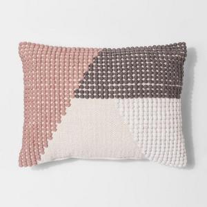 Texture Color Block Lumbar Pillow - Project 62™ (pink)