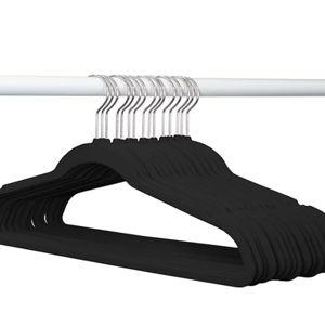Member's Mark Elite Quality Velvet Hangers (BLACK) - 50 Pack - Sam's Club