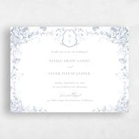 Grey Wedding Invitation - Hattaway Landscape