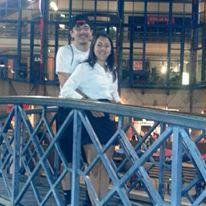 Brianna and Brady in San Antonio, Texas for a national competition.