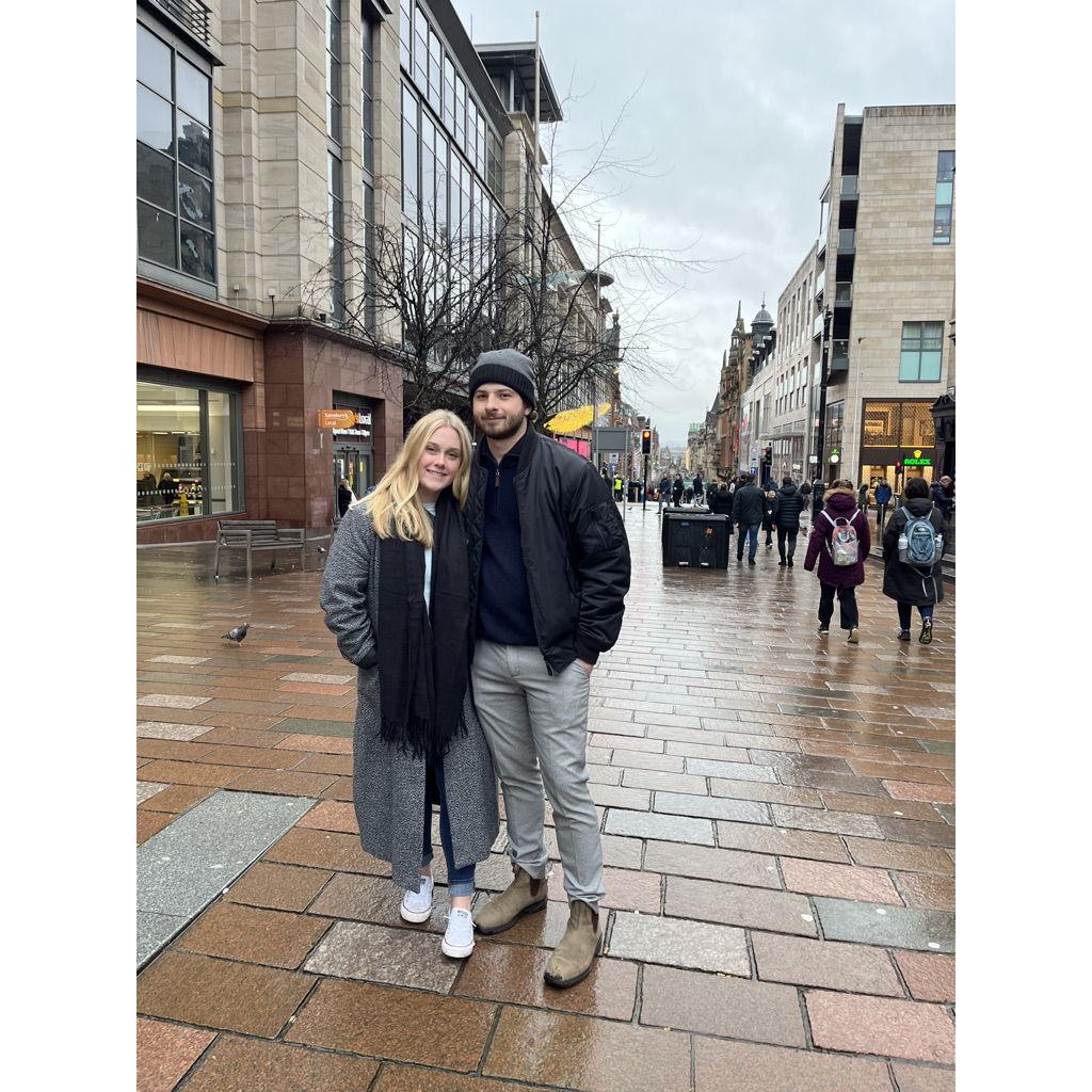 The Bride and Groom in Scotland!