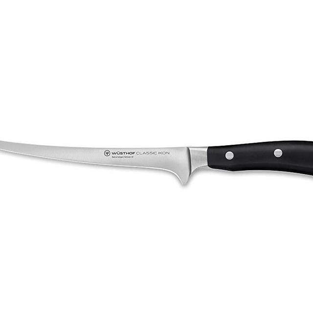 Wüsthof Classic IKON Fillet Knife, 7-Inch, black (1040333818)