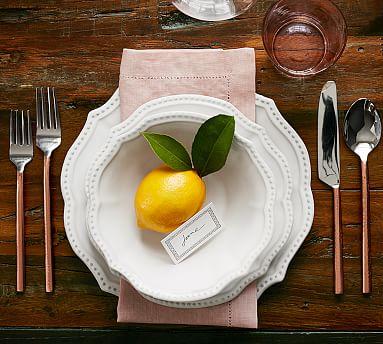 Leila 16-Piece Dinnerware Set - White